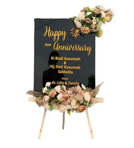 Papan Bunga Akrilik bungo